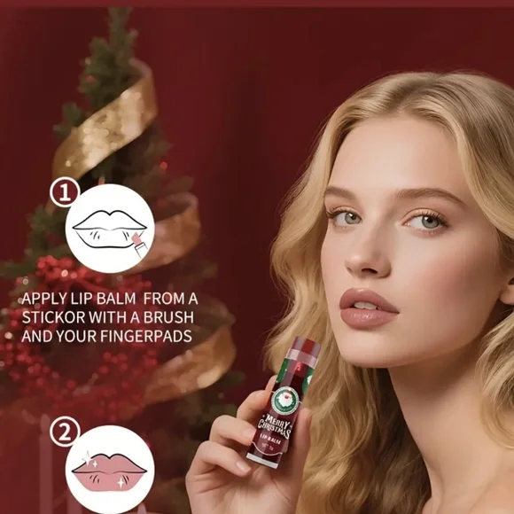 🎁🎁Christmas Lip Balm Set - Festive Red and Green 32 Count - Picture 8 of 10